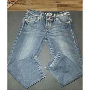 LA Idol Girl capris👖 SZ 12 Embellished Thick Stitch 25x14.5 Just‎ like MOM!!